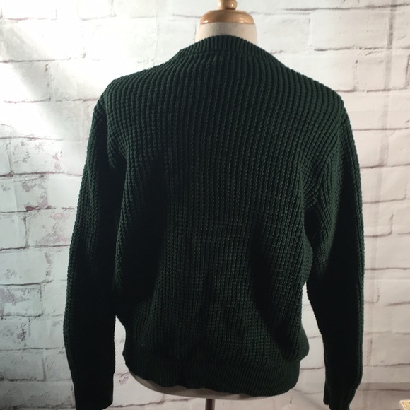 J. Crew Shaker Stitch Knit Chunky Heavy Fisherman Sweater, Size XL - Picture 4 of 7